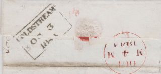 1844 QV CUTE TINY COLDSTREAM COVER WITH A FINE 1d PENNY RED IMPERF STAMP 3