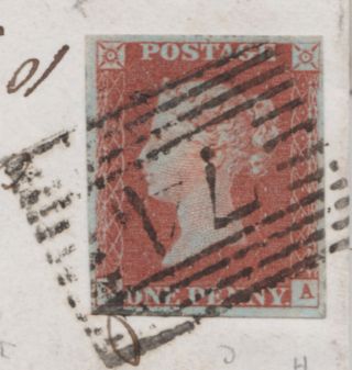 1844 QV CUTE TINY COLDSTREAM COVER WITH A FINE 1d PENNY RED IMPERF STAMP 4
