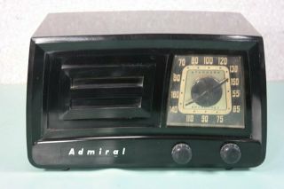 Old Admiral Bakelite Tube Radio
