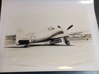 2404 Photo Vintage Military Aircraft Ww2 Era Silver Gel