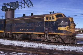 Atsf Atchison Topeka Santa Fe Railroad Slide 252 - C F - 7a