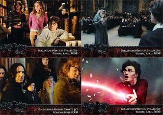 Harry Potter Goblet Of Fire Update Set Of 90 Cards