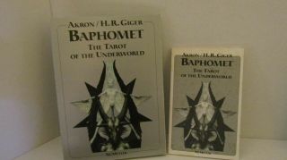 Baphomet Tarot Of The Underworld - H.  R.  Ginger - Akron Edition - 2