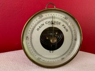 Vintage Hanging Compensated Weather Barometer Tycos Rochester Ny Toronto Canada