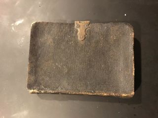1862 T Nelsons Civil War Pocket Bible Signed 2
