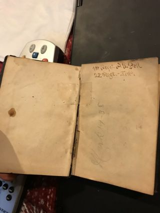 1862 T Nelsons Civil War Pocket Bible Signed 5