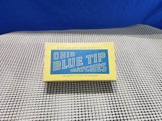 Vintage Ohio Blue Tip Matches Country Store 1955