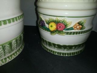 Fruit Harvest Canisters Set Of 2 Large And Small 4
