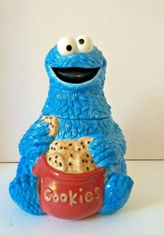 Rare 2004 Mrs Field’s Cookie Monster Sesame Street Cookie Jar