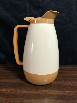 Vintage Coffee Tea Carafe Thermos Insulated Hot Beverage Butler Pitcher Tsi Usa