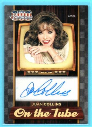 2015 Panini Americana On The Tube Joan Collins Autograph - Auto - Dynasty