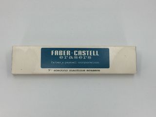 Vintage Box Of Faber - Castell 7 " Electric Machine Magic Rub Vinyl Erasers 79