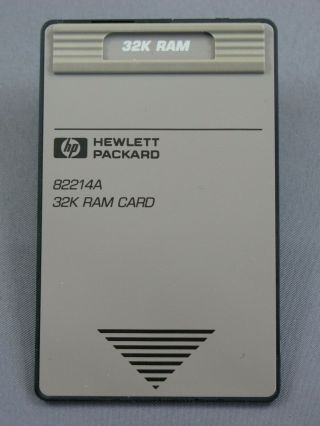 32k Ram Card (hp - 82214a) For Hewlett Packard Hp 48sx/gx Hp48sx/gx Calculator