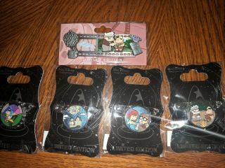 Wdi Up 10th Anniversary Bottle Cap Pin Set And Film Strip Le250