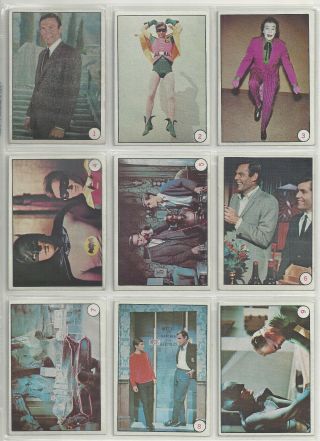 Batman Bat Laffs 1966 Complete (55/55) Usa (topps) Card Set Ex,