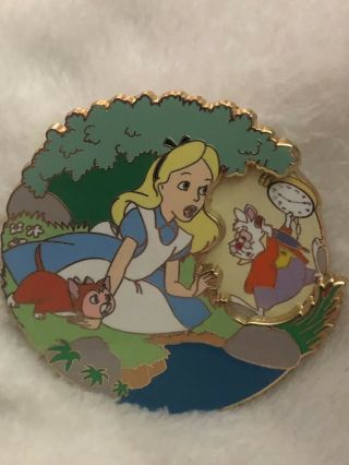 Alice In Wonderland Disney Pin Spinner Rare Le 250