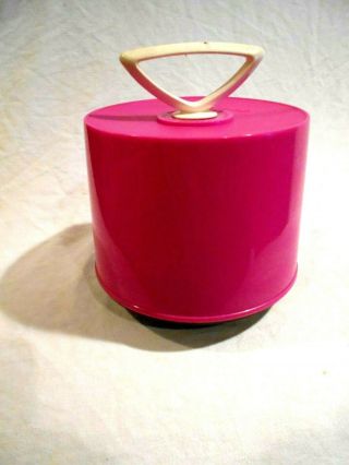 Vintage Hot Pink Disk - Go - Case For 45 Rpm Records