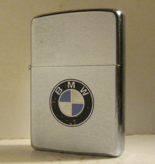 1970 Advertising Zippo Bmw Insert With Solid Fuel Cell