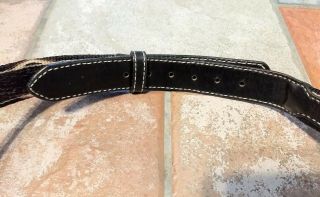 Montana State Prison Made Hitched Horsehair Belt 12