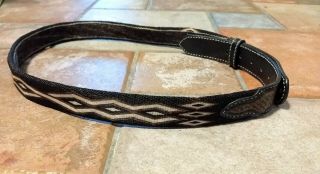Montana State Prison Made Hitched Horsehair Belt 2