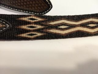 Montana State Prison Made Hitched Horsehair Belt 3