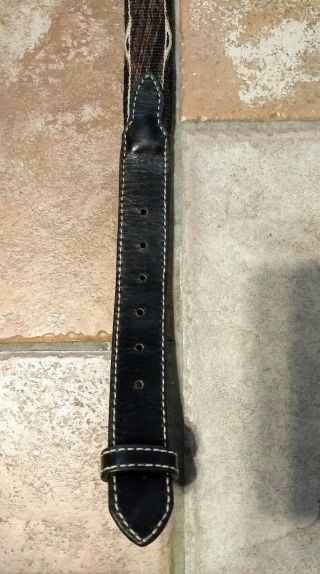 Montana State Prison Made Hitched Horsehair Belt 7