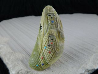 Corn Maiden Zuni Fetish - Sandra Quandelacy - Zuni Carving - Native American