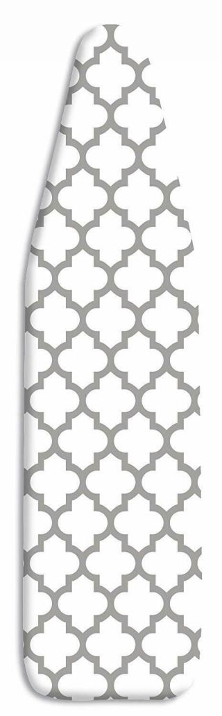 Whitmor Deluxe Ironing Board Cover And Pad Medallion Gray Heavy Duty 15 " X54 "