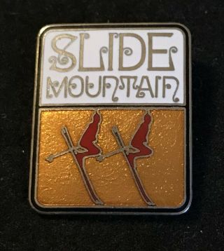 Slide Mountain Vintage Skiing Pin Mount Rose Nevada Travel Souvenir Reno Tahoe