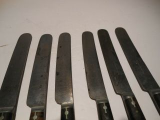 Set of 6 Civil War Era Knife & Fork Meriden Cuttlery Co 3 Tine Forks 6