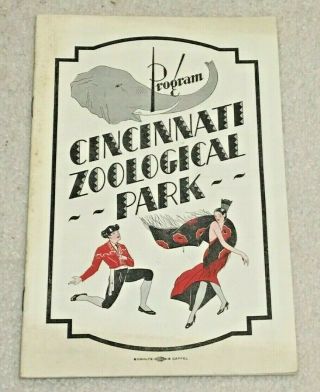 June 16,  1929 Program Cincinnati Zoological Park Grand Opera & Concerts,  Carmen