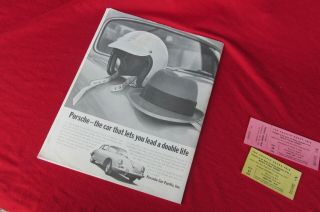 1962 Pacific Grand Prix Car Race Program & Tickets Laguna Seca Monterey SCRAMP 3