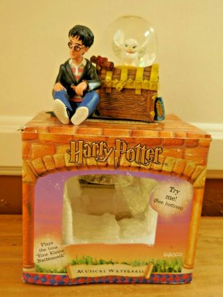 2001 Enesco Harry Potter Musical Waterball Snow Globe Collectible Figurine