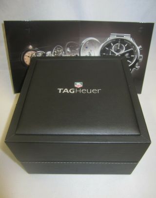 Tag Heuer Watch & Chronograph Box Products/gear Brochure Pillow Is Aftermarket