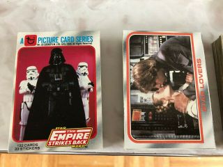 1980 Topps STAR WARS Empire Strikes Back Series 1 132 Card Full Set NM vintage 5