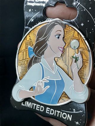 Disney Pin WDI Heroines Profile Belle Beauty and the Beast Pin 4