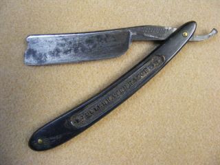 Vintage Wade & Butcher Straight Razor With A 3/4 Inch Wide Blade