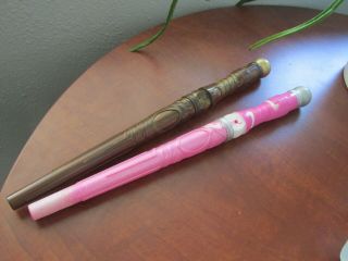 Magiquest Wands X2 Pink And Brown Great Wolf Lodge.