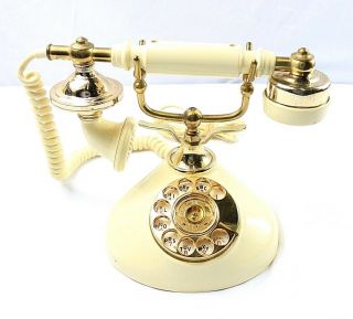 Rotary Phone Antique Vintage Old Fashioned Telephone French Style Retro Phone