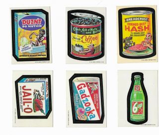 1973 Topps Wacky Packages 1st Series 1 Near Complete Set 26/30 Wn Vg,  Rare