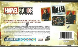 2019 Upper Deck Marvel Studios The First 10 Years Factory Hobby Box 2