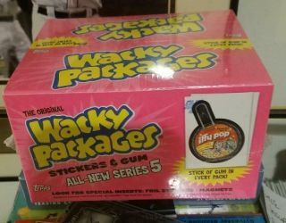 2007 Topps Wacky Packages All Series 5 Box (24 Packs)