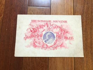 1897 Queen Victoria Diamond Jubilee Souvenir Booklet