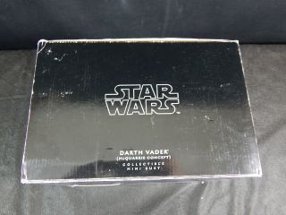 STAR WARS DARTH VADER MINI BUST BY GENTLE GIANT MCQUARRIE CONCEPT LIMITED SDCC E 4