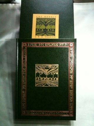 The Hobbit By J.  R.  R.  Tolkien Hardcover In Slipcase 1966 Reprint 73 - 8769