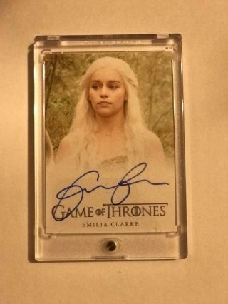 Game Of Thrones (season 2) Emilia Clarke Autograph