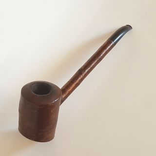 Large Ropp De Luxe French Cherrywood Antique Pipe - Collectors Piece