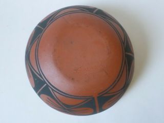Kewa Pueblo Santo Domingo Native American Indian Pottery Bowl Corine Lovato 4