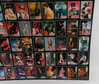 1979 Donruss Rock Stars Uncut Card Sheet KISS Queen Village People The Babys 4
