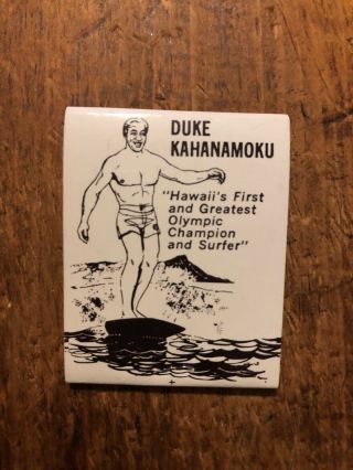 Vintage Full Matchbook Don Ho Waikiki Beach Hawaii